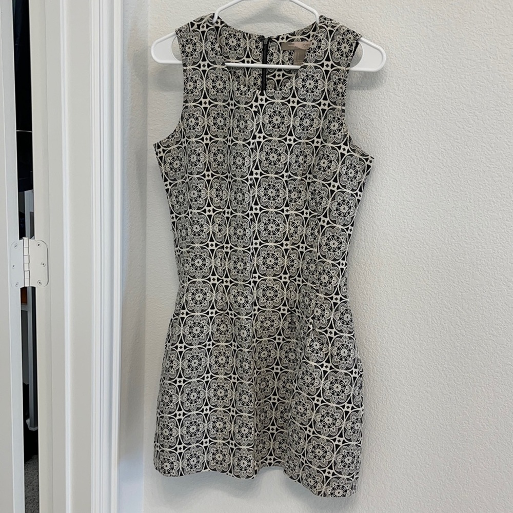 IVORY & BLACK DRESS